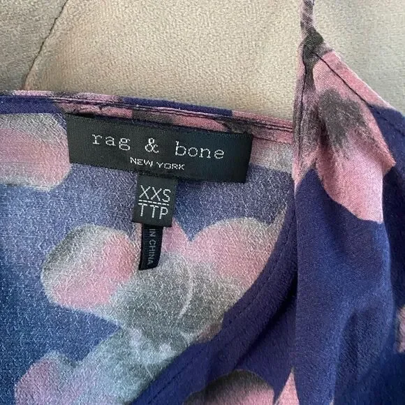 Rag & Bone Astrid Floral-Print Cami new xxs - Picture 4 of 6